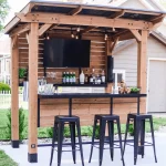 backyarddiscovery cedar springs outdoor bar
