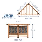 backyarddiscovery cedar cabana pergola