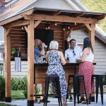 backyarddiscovery cedar springs outdoor bar