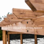 backyarddiscovery cedar cabana pergola
