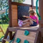backyarddiscovery cedar cove swing set