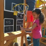 kidkraft mockingbird view wooden swing set
