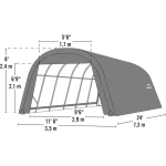 shelterlogic sheltercoat garage