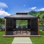 purple leaf 12x14 hardtop gazebo