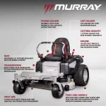 murray cruz 42in zero turn mower