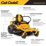 Cub Cadet zt1 50 zero turn