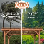 backyarddiscovery 12x10 cedar pergola