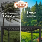 backyarddiscovery steel pergola