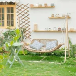 purple leaf 2 seat cloud swing