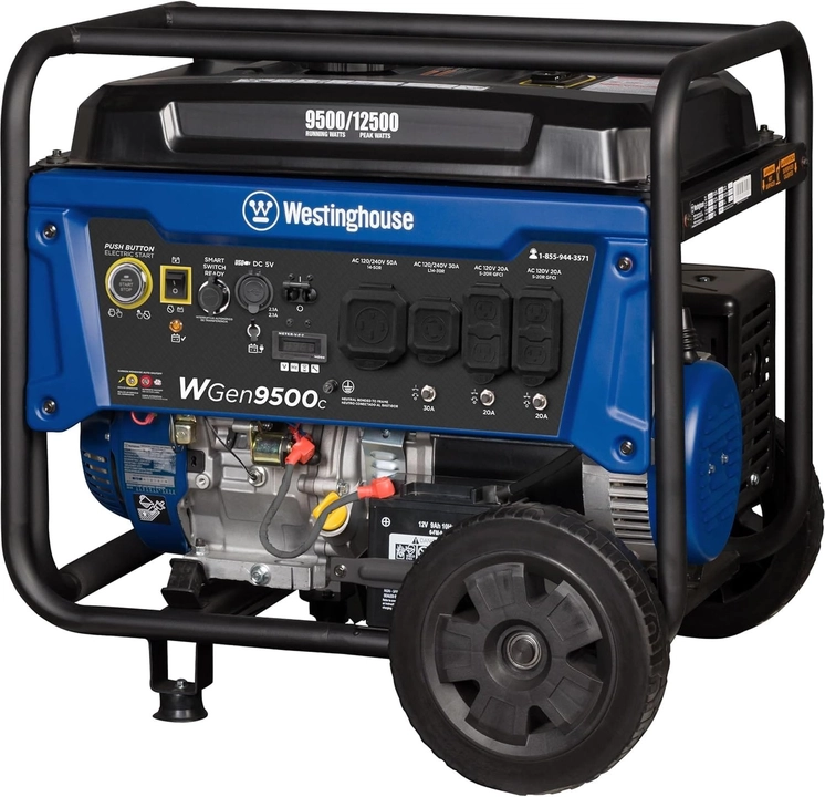 westinghouse wgen9500c 12500w generator