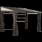 sojag portland 10x12 wall gazebo