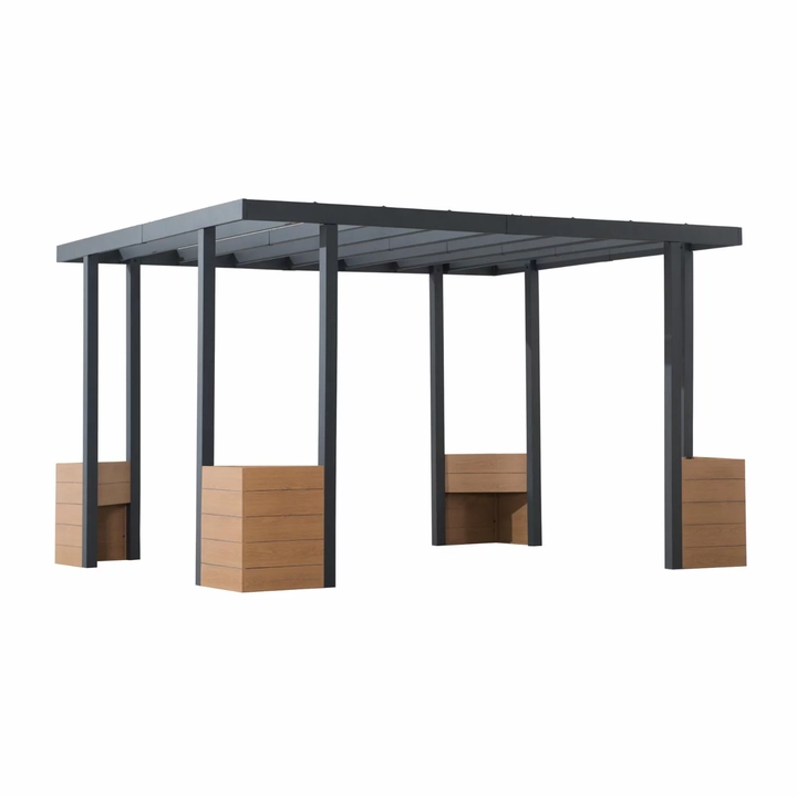sunjoy marbella steel pergola