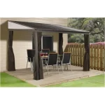 sojag portland 10x12 wall gazebo