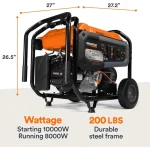 Generac gp8000e generator