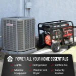 Generac 13000w dual fuel generator