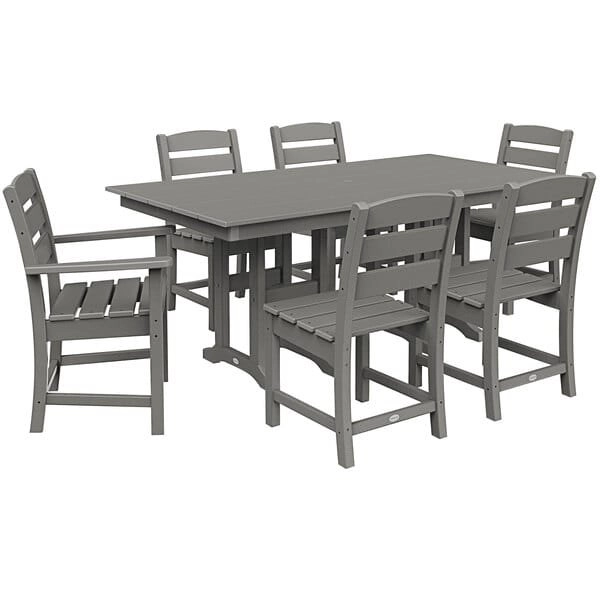 polywood lakeside farmhouse 7 piece dining