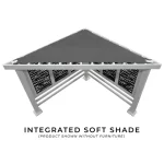 backyarddiscovery ridgedale pergola