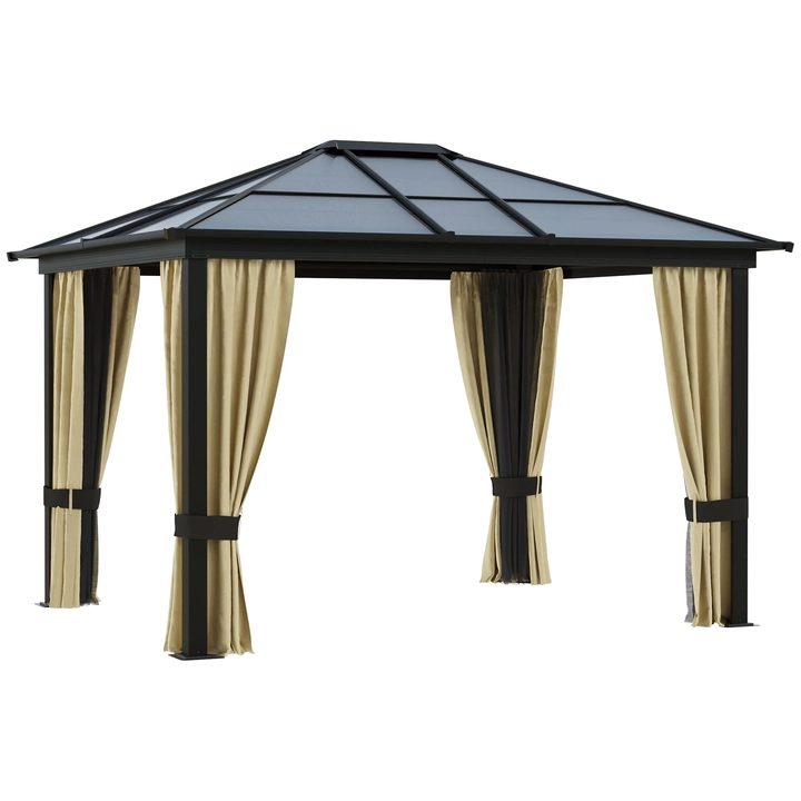 outsunny 12x10 aluminum gazebo