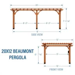 backyarddiscovery 20x12 pergola