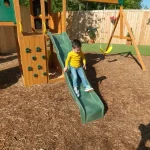 kidkraft mockingbird view wooden swing set